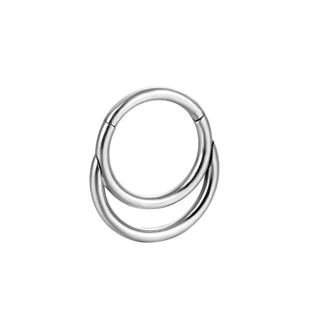 Steel Opal Fusion Nose Ring