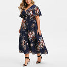 Switch BlossomBreeze Plus Size Women&#39;s Chiffon Dress 1 image