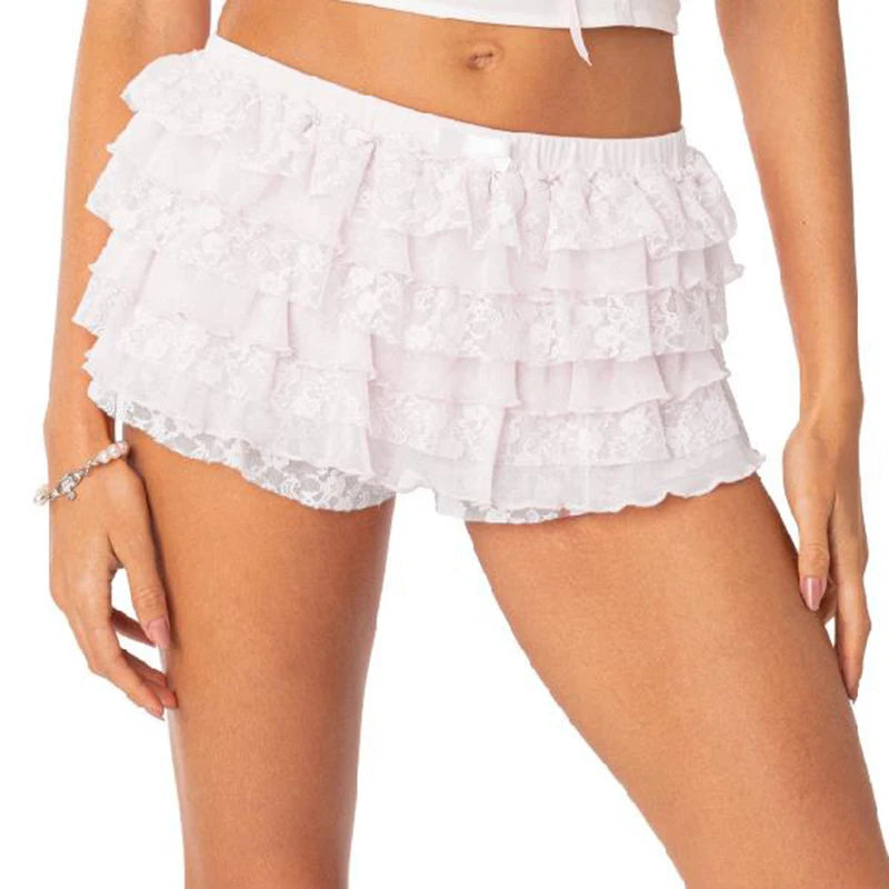 Enchanting Nostalgia Lace Shorts