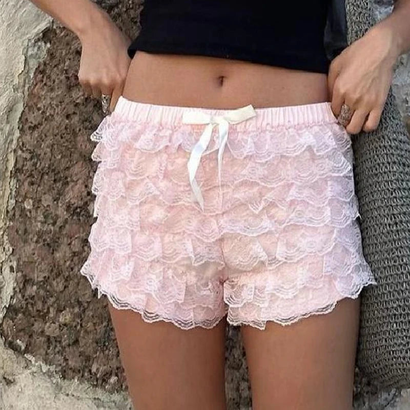 Enchanting Nostalgia Lace Shorts