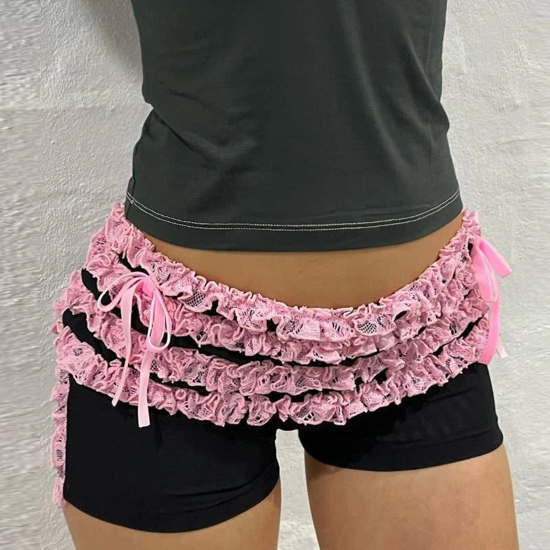 Enchanting Nostalgia Lace Shorts