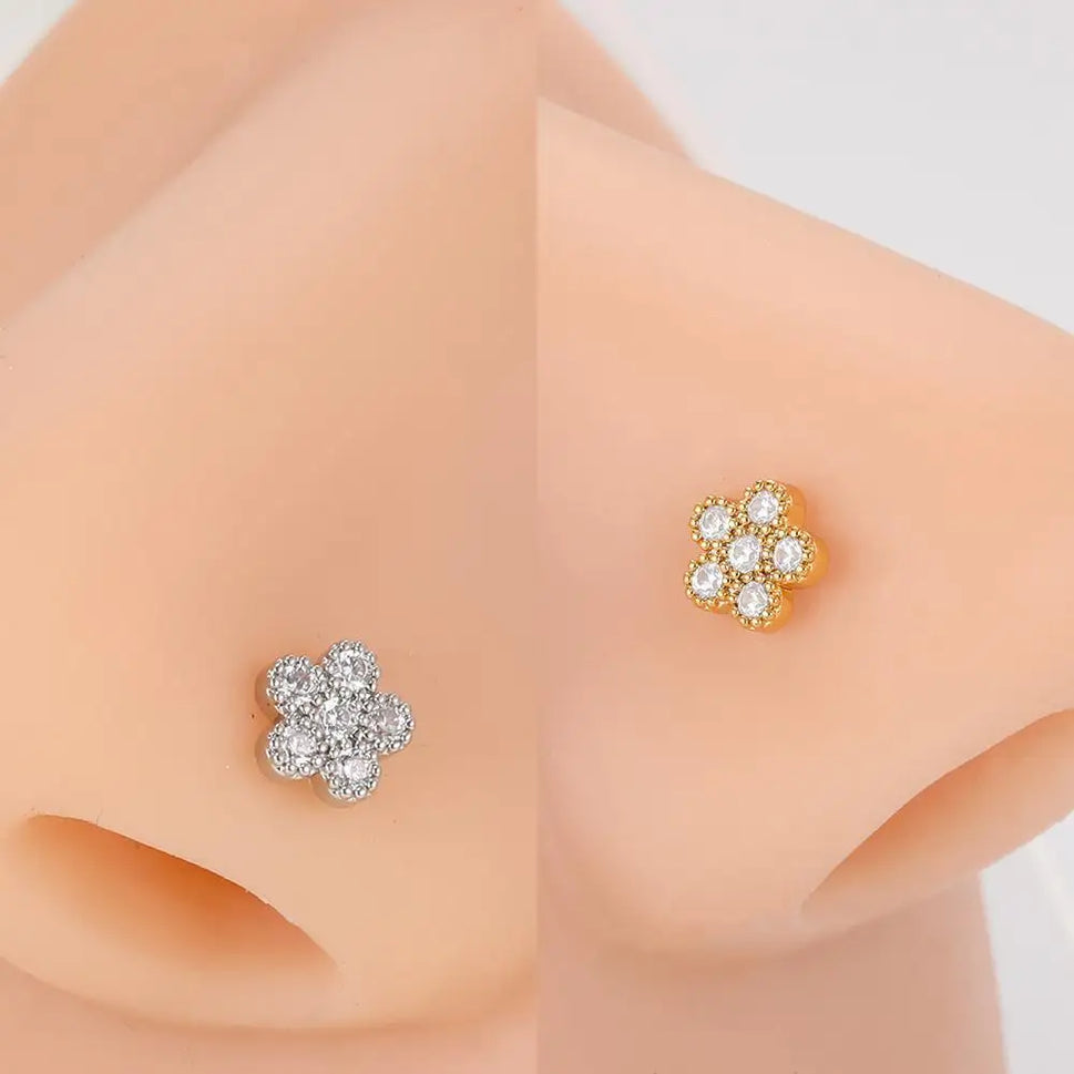 SparkleSteel Nose Jewelry