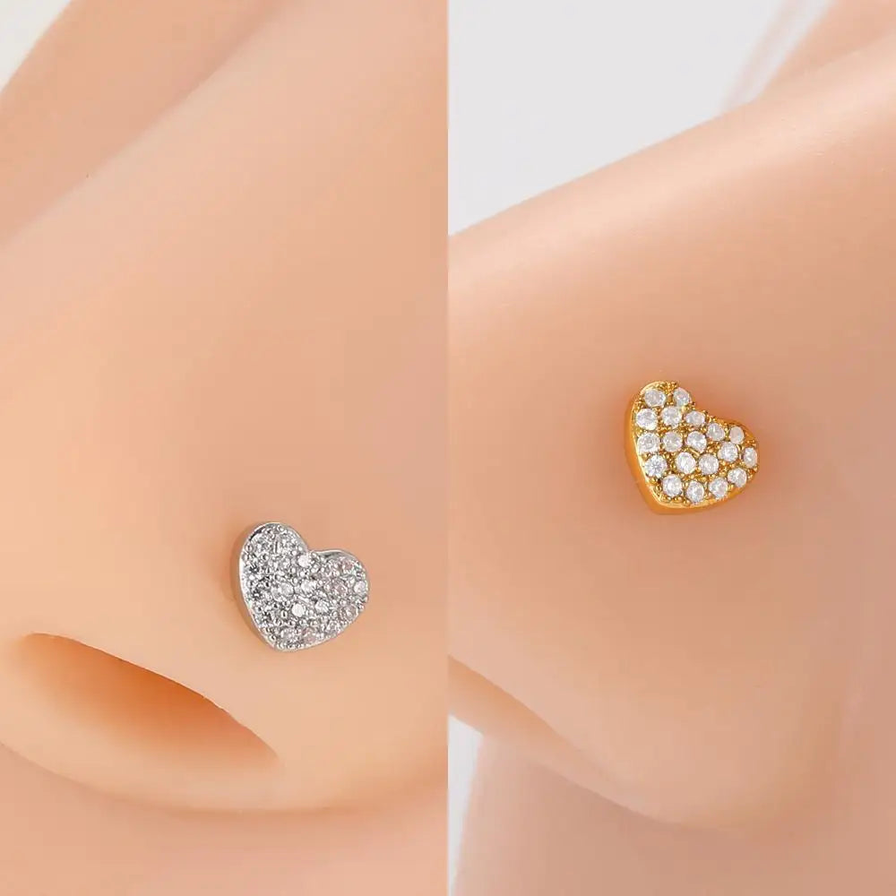 SparkleSteel Nose Jewelry