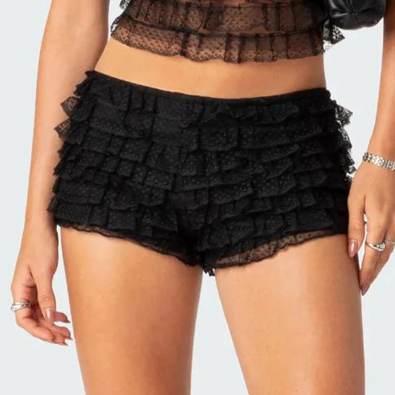 Enchanting Nostalgia Lace Shorts