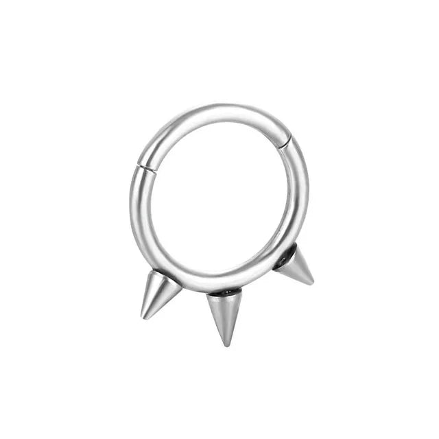 Steel Opal Fusion Nose Ring