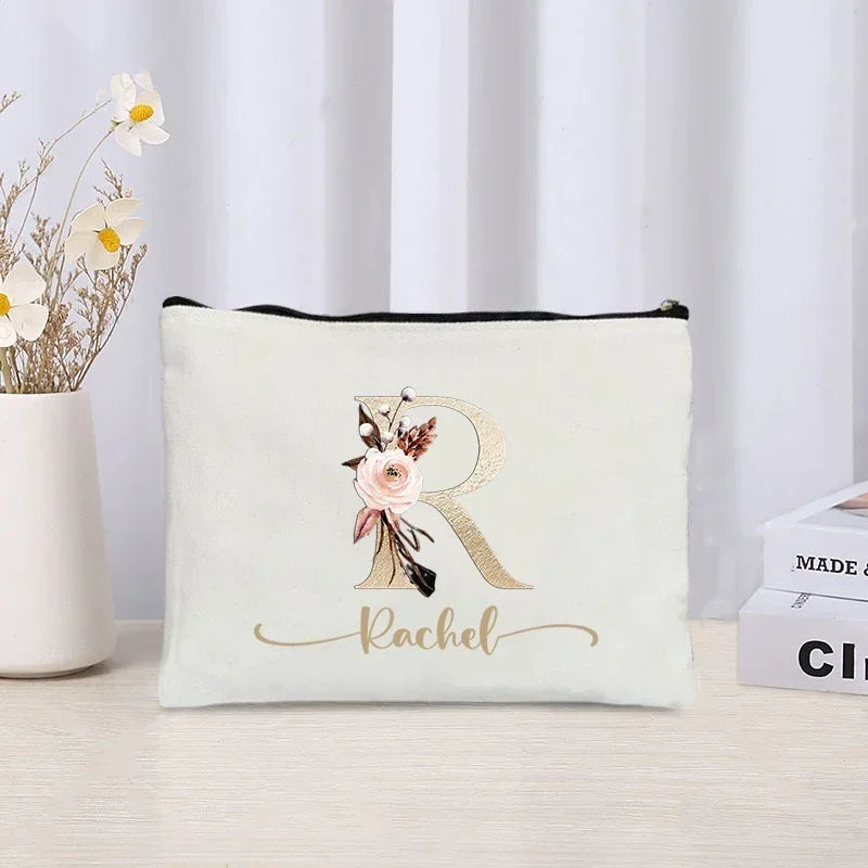 LuxeLetter Makeup Bag