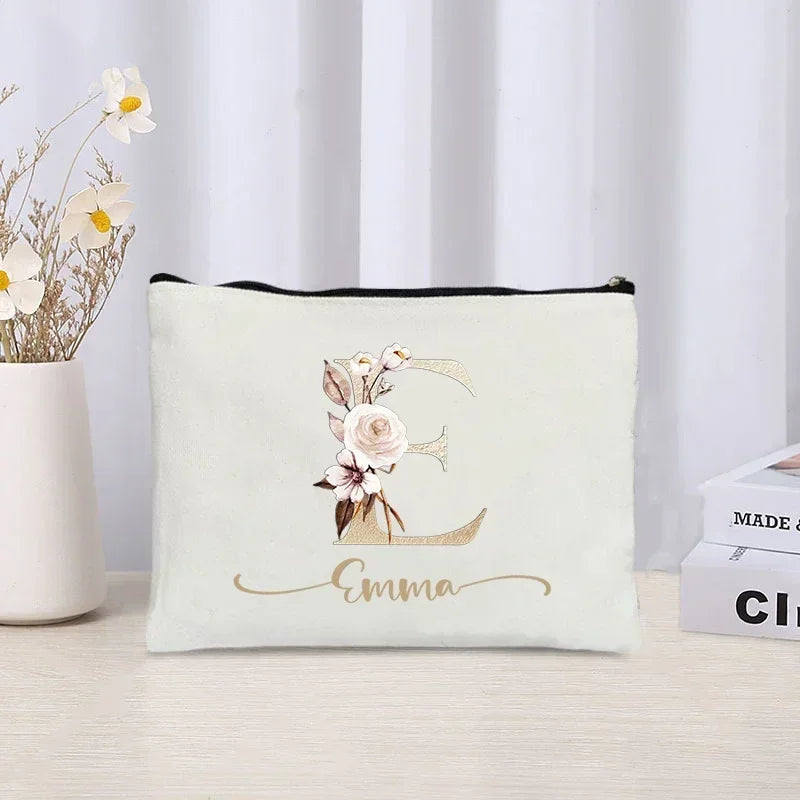 LuxeLetter Makeup Bag