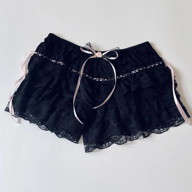 Enchanting Nostalgia Lace Shorts