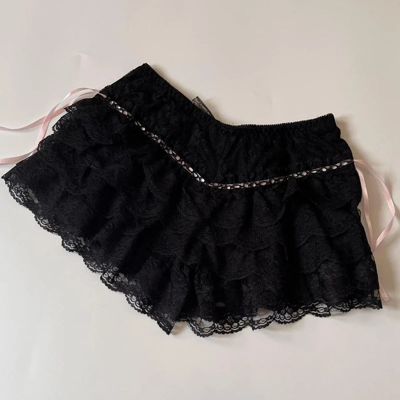 Enchanting Nostalgia Lace Shorts