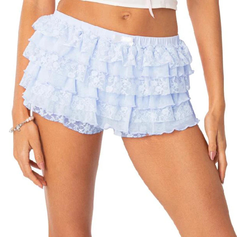 Enchanting Nostalgia Lace Shorts