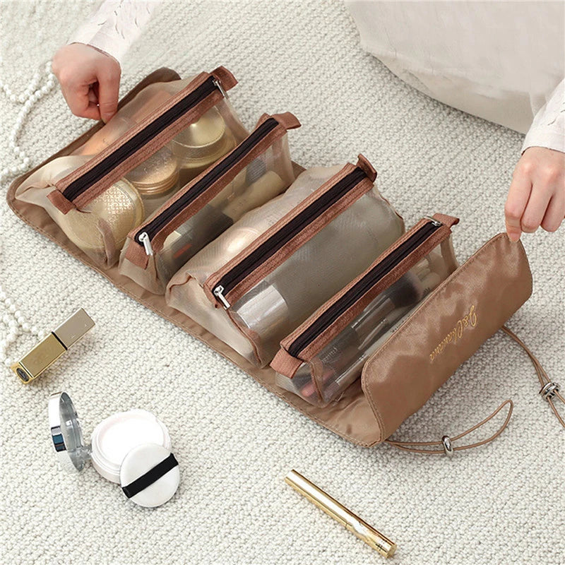 TravelEase 4-in-1 Cosmetic Organizer