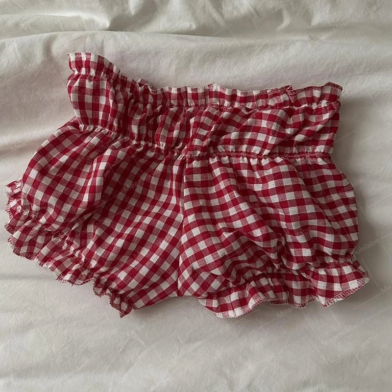 Enchanted Retro Plaid Bloomers