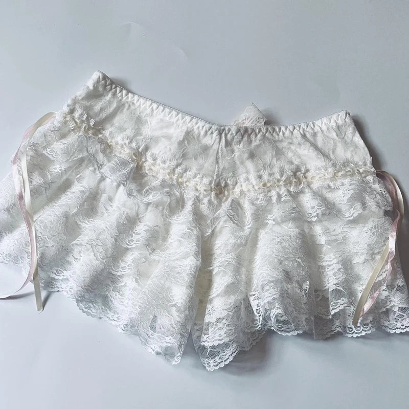 Enchanting Nostalgia Lace Shorts