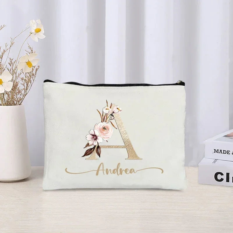 LuxeLetter Makeup Bag