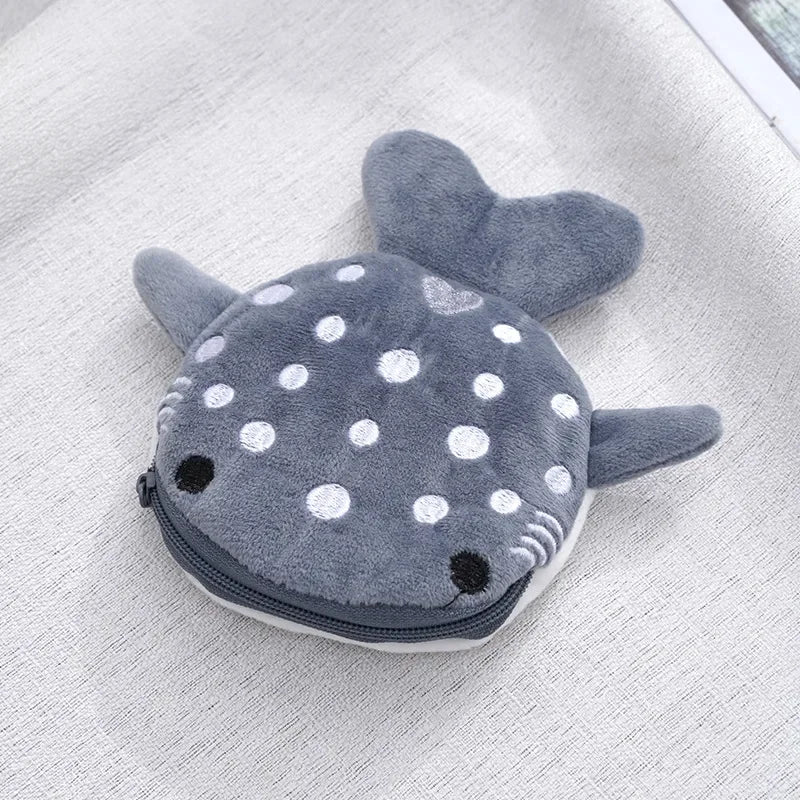 Sharky Plush Coin Pouch