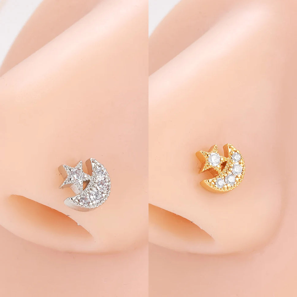 SparkleSteel Nose Jewelry