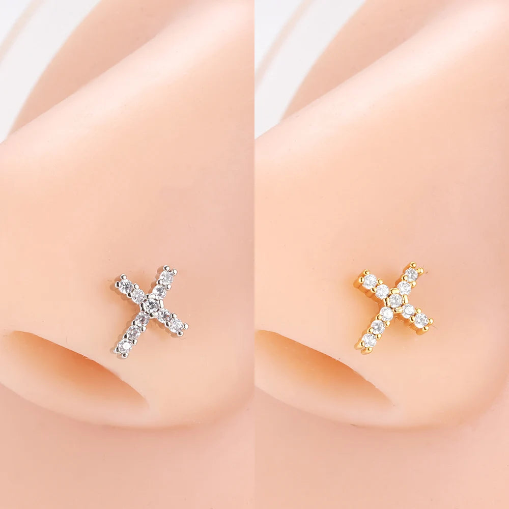 SparkleSteel Nose Jewelry