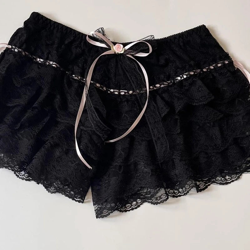 Enchanting Nostalgia Lace Shorts