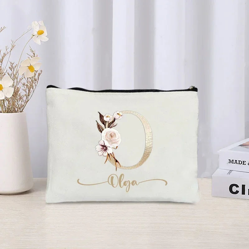 LuxeLetter Makeup Bag