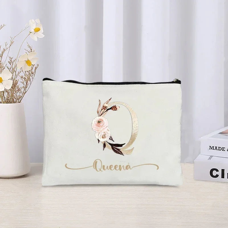 LuxeLetter Makeup Bag