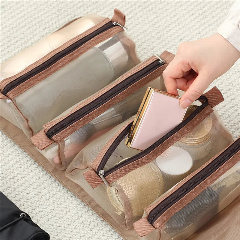 TravelEase 4-in-1 Cosmetic Organizer